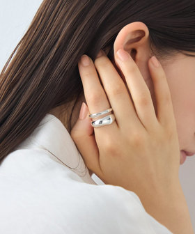 [ウィーヴ] ダブルライン リング