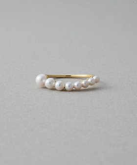 [パール] K18YG リング