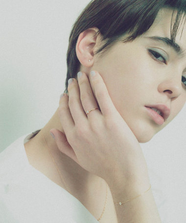 K18 ダイヤモンド 0.1ct リング「ブライト」