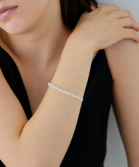 agete シャンデリア ブレスレット k18 18金 3mmシャンデリア ブレスレット 20センチ / k18 chandelier