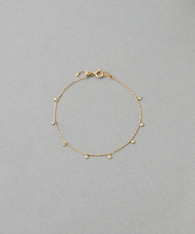 デュー] K18YG ダイヤモンド ブレスレット（250234） ｜ women