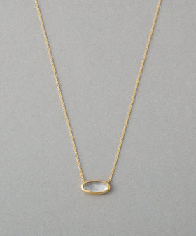 [デュー] K18YG クォーツ ネックレス