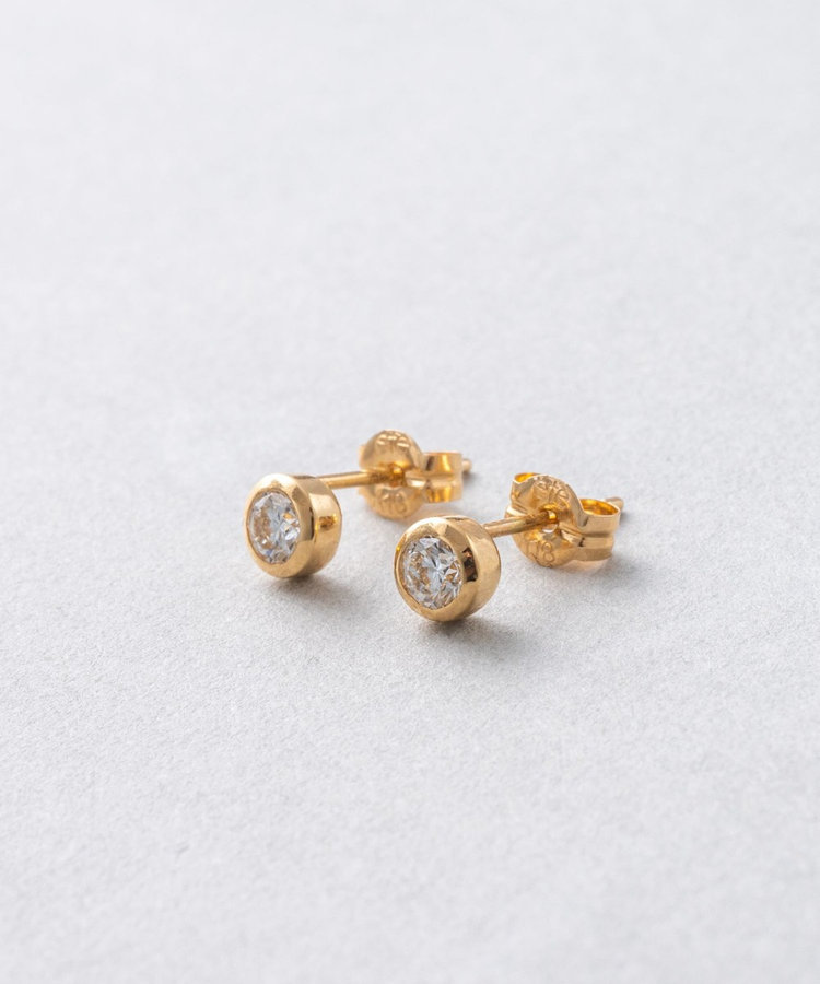 K18WG ダイヤモンド付 グリーンアメジスト ピアス GAM:3.20ct