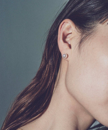 K18YG パール ピアス