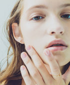 K18YG ホースシュー ダイヤモンド ピアス（270847） ｜ women