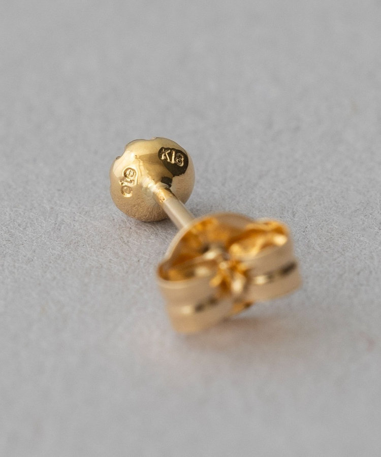 K10WG ダイヤモンドフラワー 花 軟骨ピアス・ボディピアス