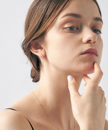 K18YG e_Grain ピアス