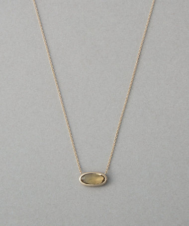 [デュー] K18RBG シャンパンクォーツ ネックレス