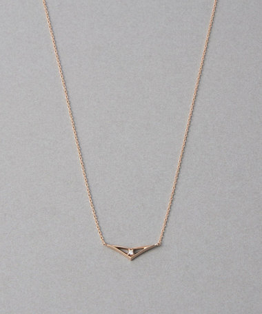 [ムーンリット] K18MPG ダイヤモンド ネックレス