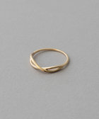 K10YG レイヤード ウェーヴ リング（710924） ｜ women