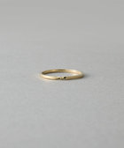 うさぎ ete エテ K10 YG レイヤード クラフト リング 11号 レイヤード] K10YG メッシュ リング（711001） ｜ women