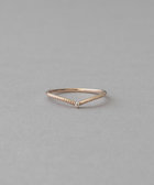 K10YG レイヤード ダイヤモンド リング（721173） ｜ women