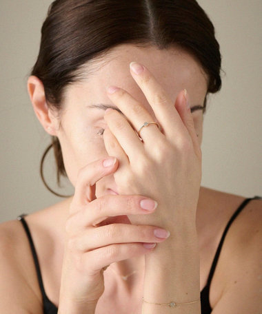 K10YG ブリリアント ブラウンダイヤモンド リング