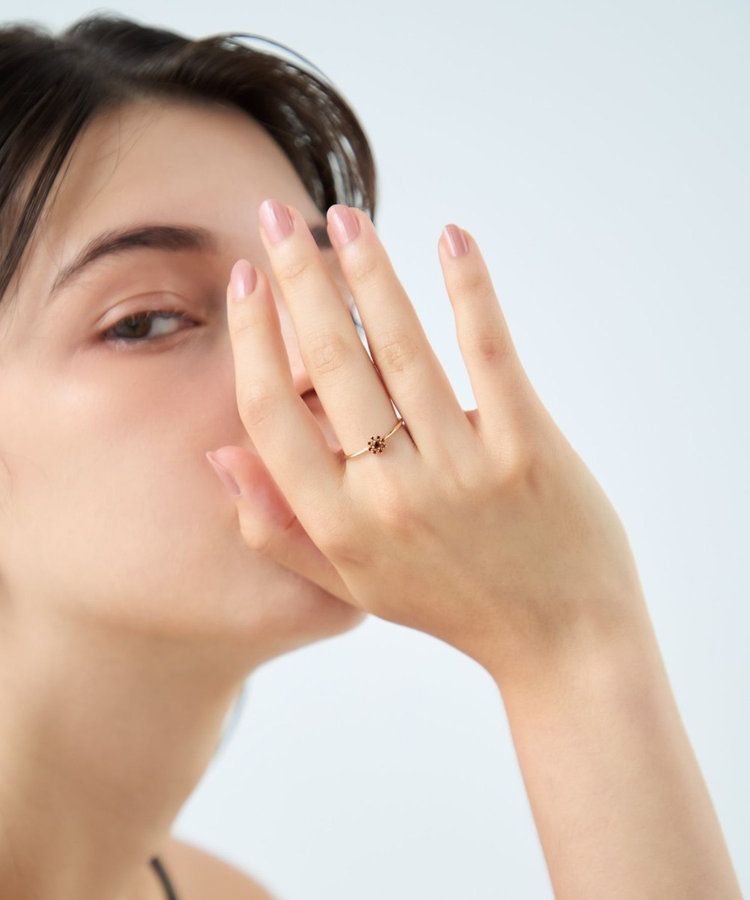 ガーネット] K10YG ポム リング（721237） ｜ women（ウィメンズ