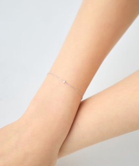 ete ダイヤモンドブレスレット レイヤード] K10WG ダイヤモンド ブレスレット（750514） ｜ women