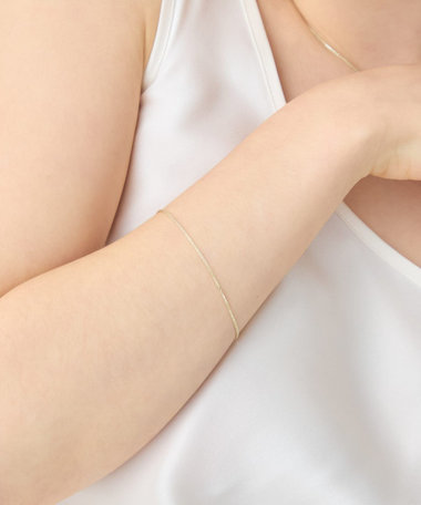 [アイシーヴェール] K10IGG スパイクチェーン ブレスレット