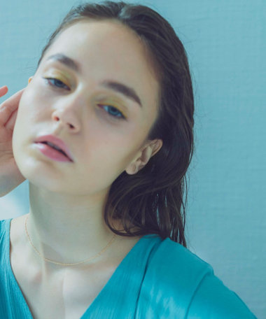 K10YG スクリューチェーン ネックレス