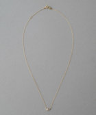 K10YG レイヤー パール/ダイヤモンド ネックレス（761735