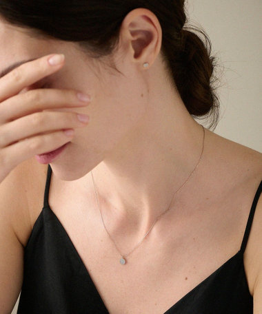 K10MPG ブリリアント ダイヤモンド ネックレス