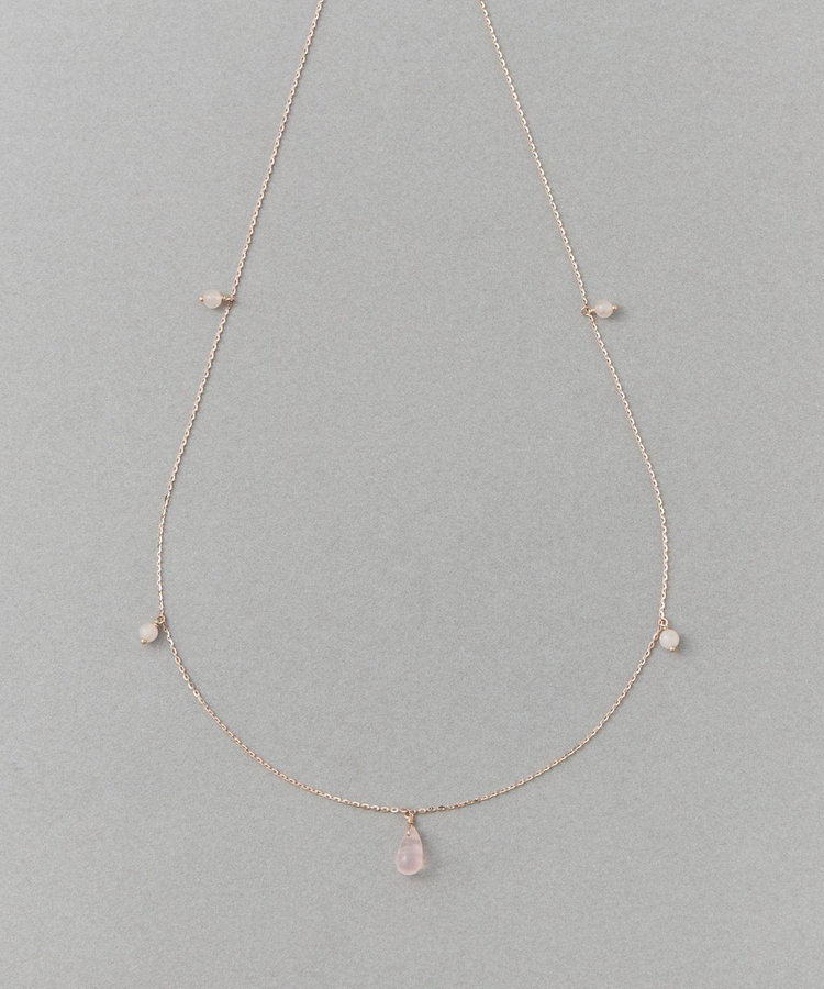 チェリーブロッサム] K10MPG ローズクォーツ ネックレス（761867