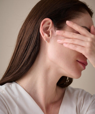 K10YG パール/ダイヤモンド ピアス