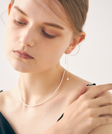 K10YG パール アメリカンピアス