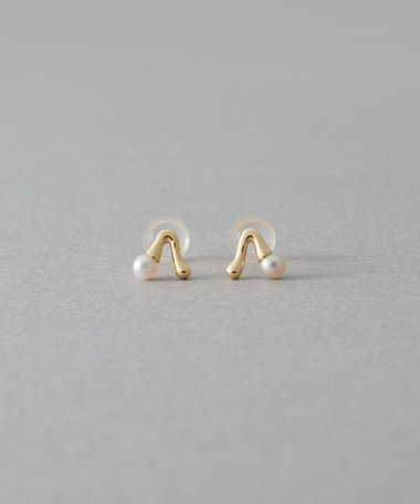 スエッジチェーン コンビ ピアス | ete bijoux (Women)/エテ