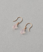 チェリーブロッサム] K10PG ローズクォーツ ピアス（771574） ｜ women