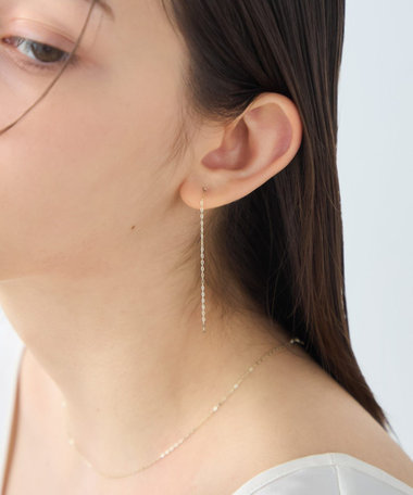 [アイシーヴェール] K10IGG チェーン ピアス