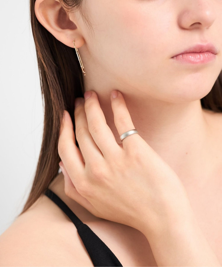 大人気!! ete シンプルフォルム マット ペティートリング マット ペティートリング（810373-810374） ｜ women