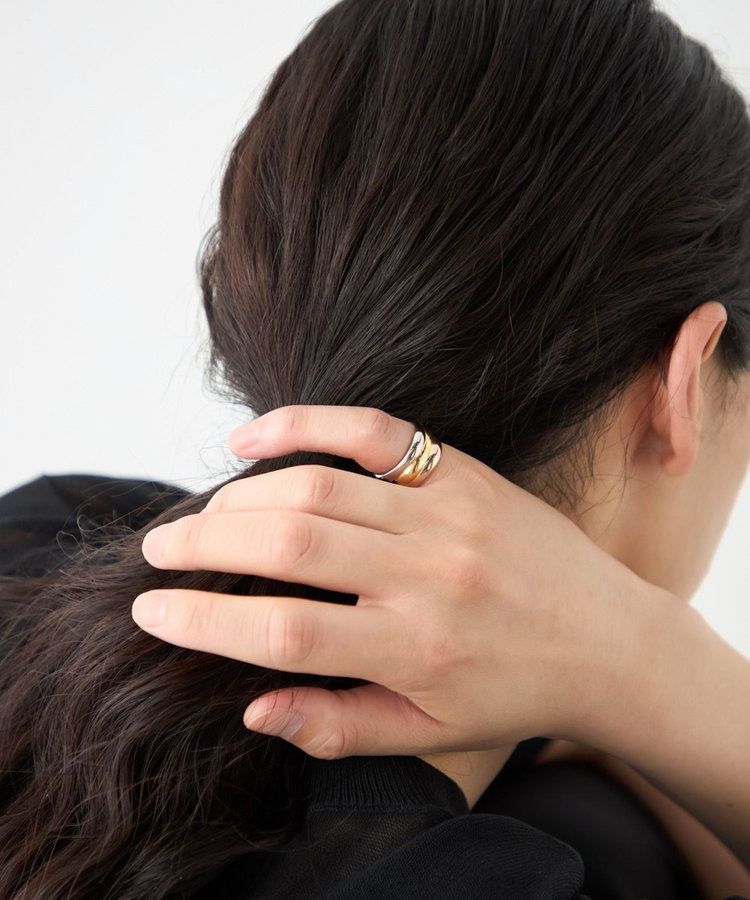 ete トリカラーニュアンスリング ete（エテ） 指輪 リング 「トリカラー」 ニュアンス リング ボールド