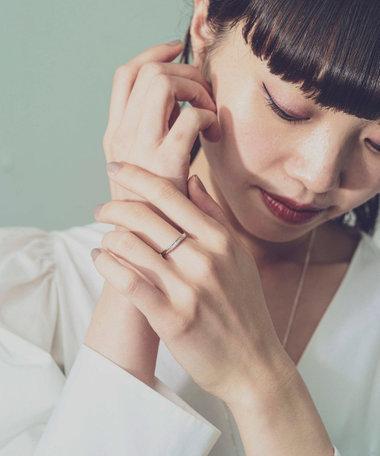 [シェア] ビジュー ストリーム リング