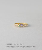 ete ☆ [レイヤード] ビジュー リング イエローゴールド レイヤード] ビジュー リング（821550） ｜ women（ウィメンズ