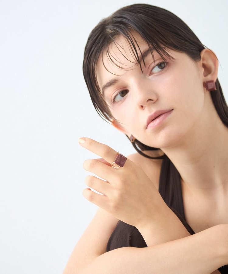 タイル] レッドジャスパー リング（821563） ｜ women