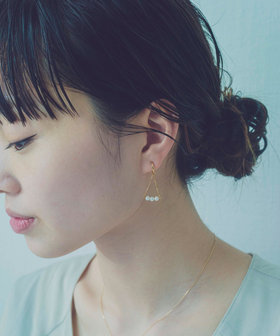 ラグジュアリー【ete bijoux】パール イヤリング 2カラー ラグジュアリー【ete bijoux】パール イヤリング 2カラー