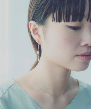 ナチュラルストーン イヤリング