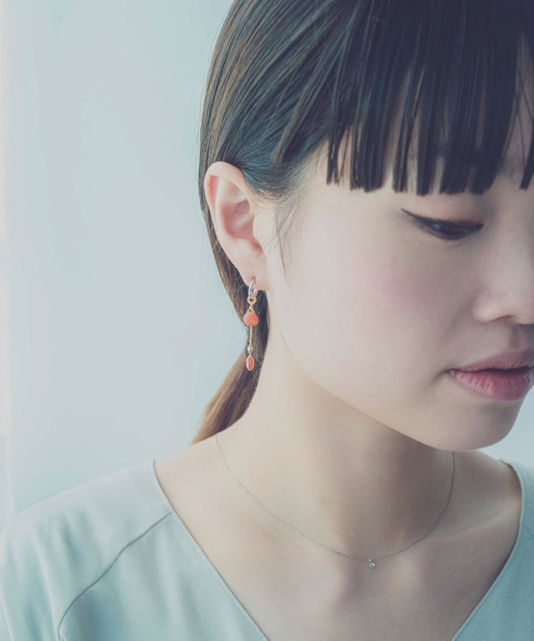 ete ナチュラルストーン ピアス ナチュラルストーン ピアス（872239-872240） ｜ women