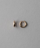 ete チャンキーハグピアス　イエローゴールド チャンキー ハグイヤリング（842050-051-052） ｜ women