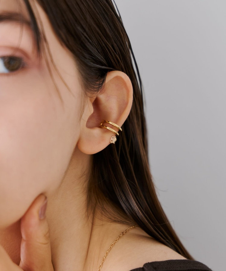 ete ☆ ビジュー ピークカフ プラチナム 片耳用 ete｜ビジュー ピークカフ | Rakuten Fashion(楽天ファッション