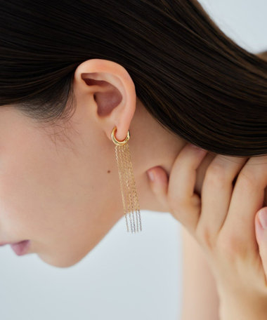 ete オブジェピアス　Lサイズ　YG ete（エテ）の「○オブジェ ピアス L（ピアス（両耳用））」 - WEAR