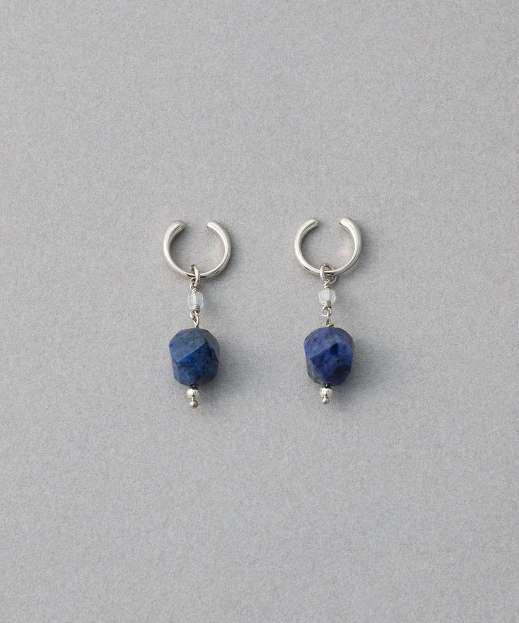 ナチュラルストーン ツイストカット イヤリング（842229-842232