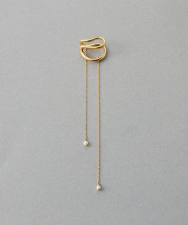 【先行予約】[アシンメトリー] ナチュラルストーン イヤーカフ