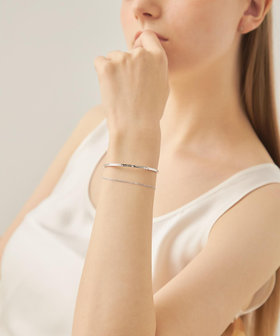 レイヤード チェーン バングル SS（850673-850674） ｜ women