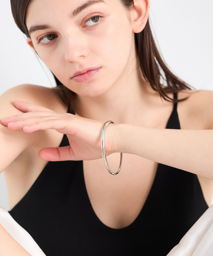 ete☆ サークル バングル イエローゴールド シンプル カジュアル サークル バングル（850737-850738） ｜ women（ウィメンズ