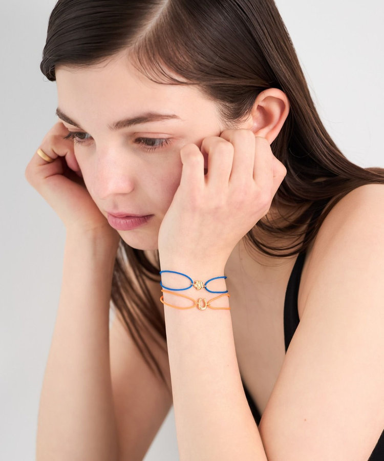 値下げ【ete】エテ　スパイスアップ　モチーフ コード ブレスレット 月　ムーン スパイスアップ］ モチーフ コード ブレスレット | ete bijoux