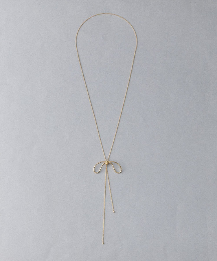ete】レイヤー リボン ネックレス 全2色 送料込 (ネックレス・ペンダント) 106894990【BUYMA】