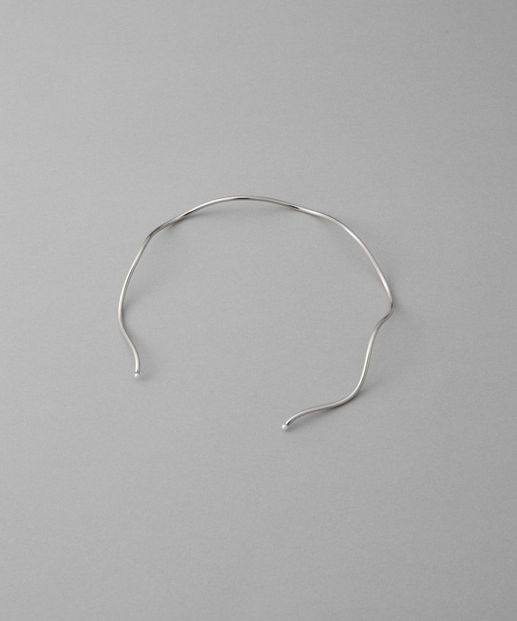 ete ☆ [フォーム] パール ネックカフ シルバー シンプル trim_fce_item64268a48663a6.jpg