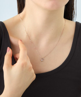 [レイヤー] パール/ダイヤモンド ネックレス