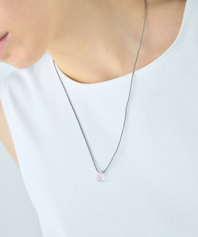 [スウィングドロップ] ナチュラルストーン コード ネックレス