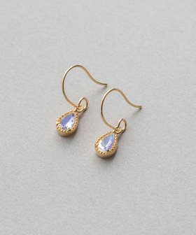 ナチュラルストーン ドロップ ピアス（871837-871838） ｜ women